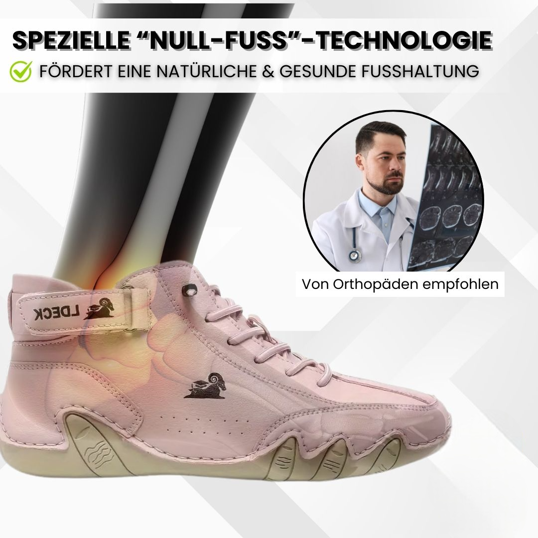 Alpaca - ergonomischer, wasserdichter & schmerzlindernder Leder-Barfußschuh
