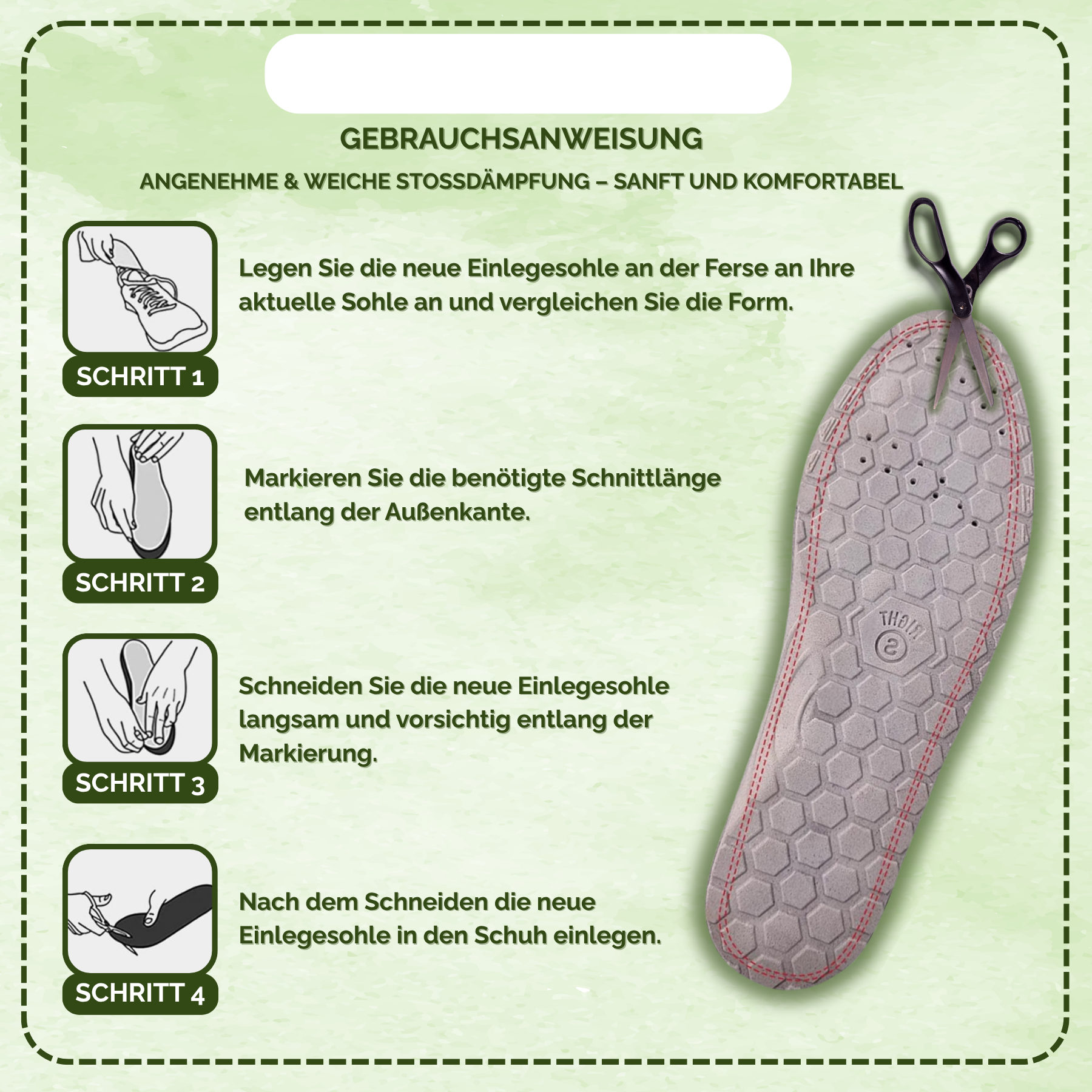 Komfort-Einlagen zur Schmerzlinderung – Für Füße, Knie und Rücken