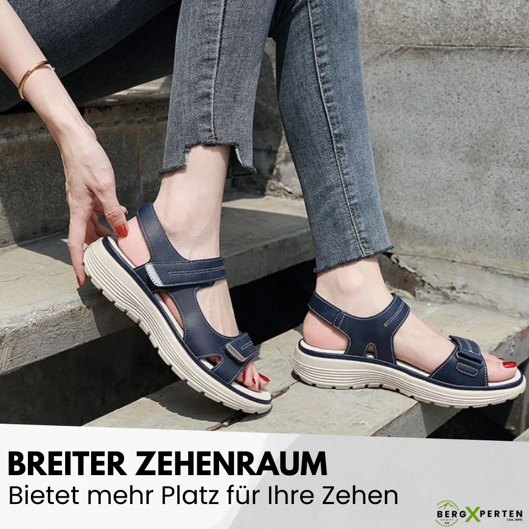OrthoKlara - ergonomische, schmerzlindernde & rutschfeste Sandalen für Damen - Sonderaktion 1+1 Gratis