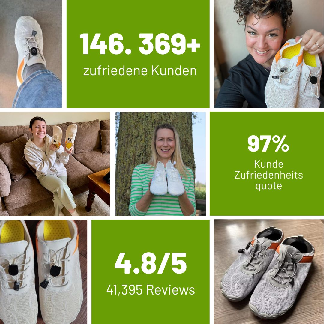 FreeStep – Gesunde & rutschfeste Barfußschuhe für mehr Bewegung & Gewichtsverlust