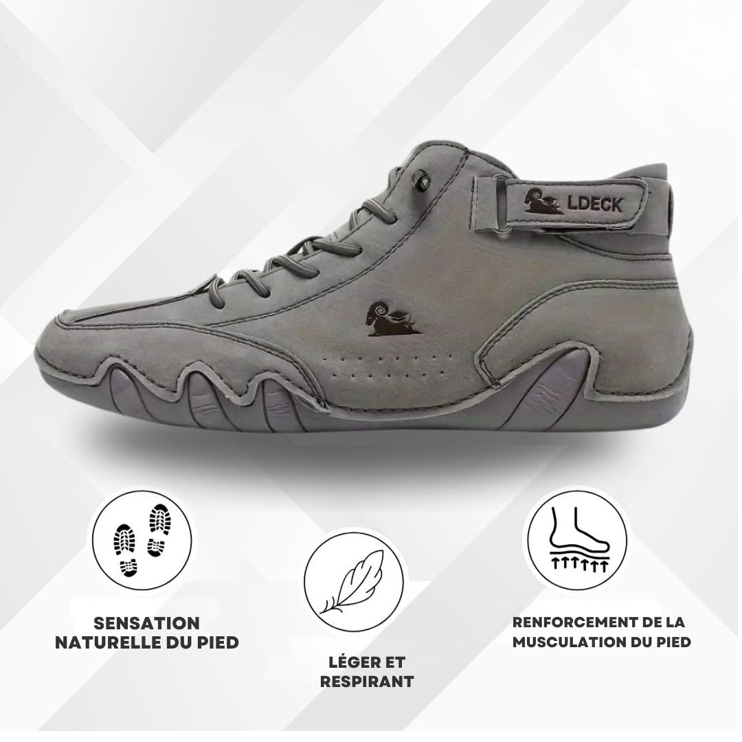 Alpaca – Chaussure minimaliste en cuir ergonomique, imperméable et antalgique