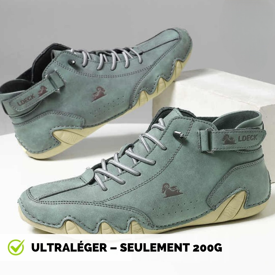 Alpaca – Chaussure minimaliste en cuir ergonomique, imperméable et antalgique