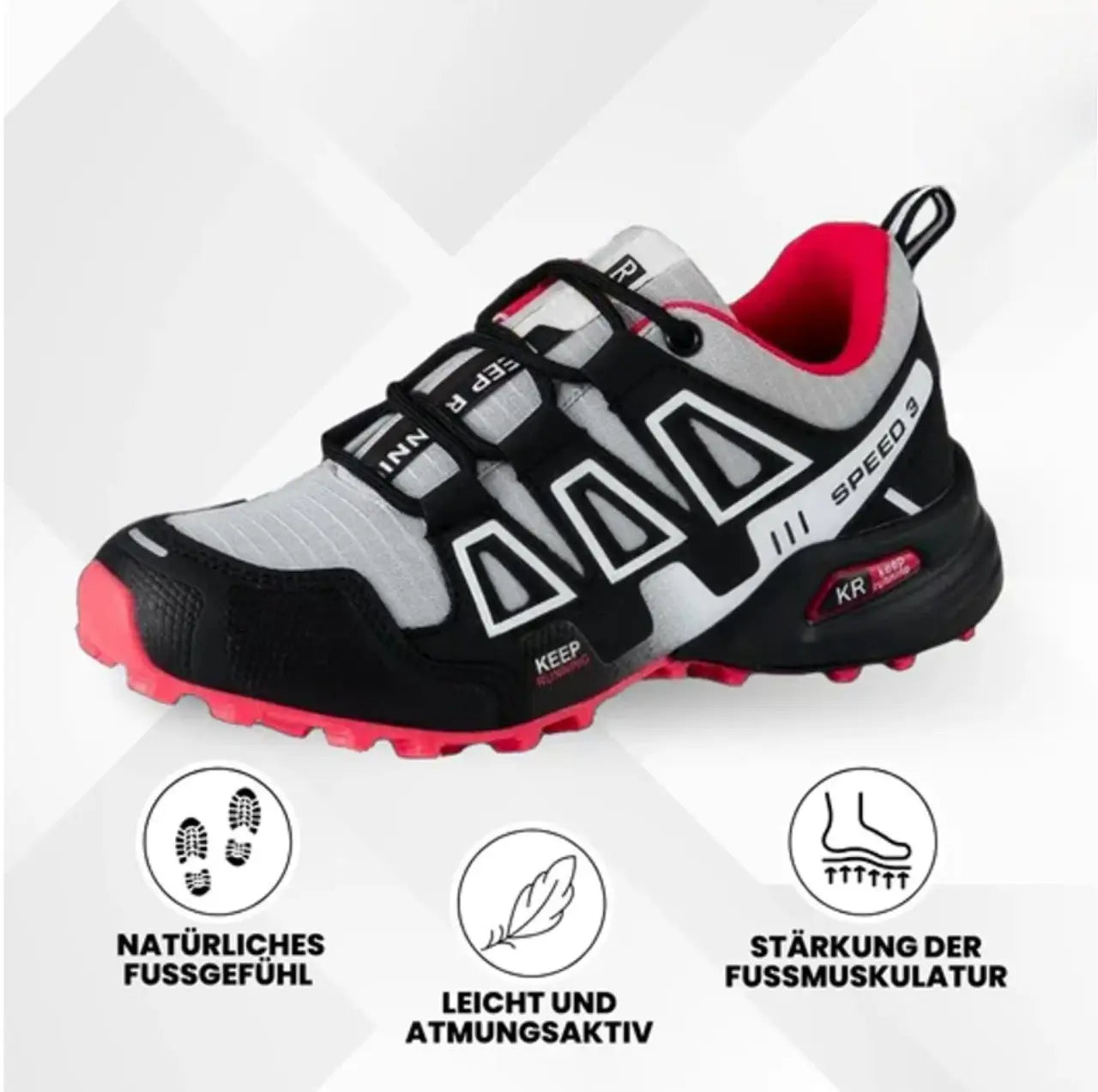 OrthoTrekking - ergonomischer schmerzlindernder Trekking u.- Wanderschuh