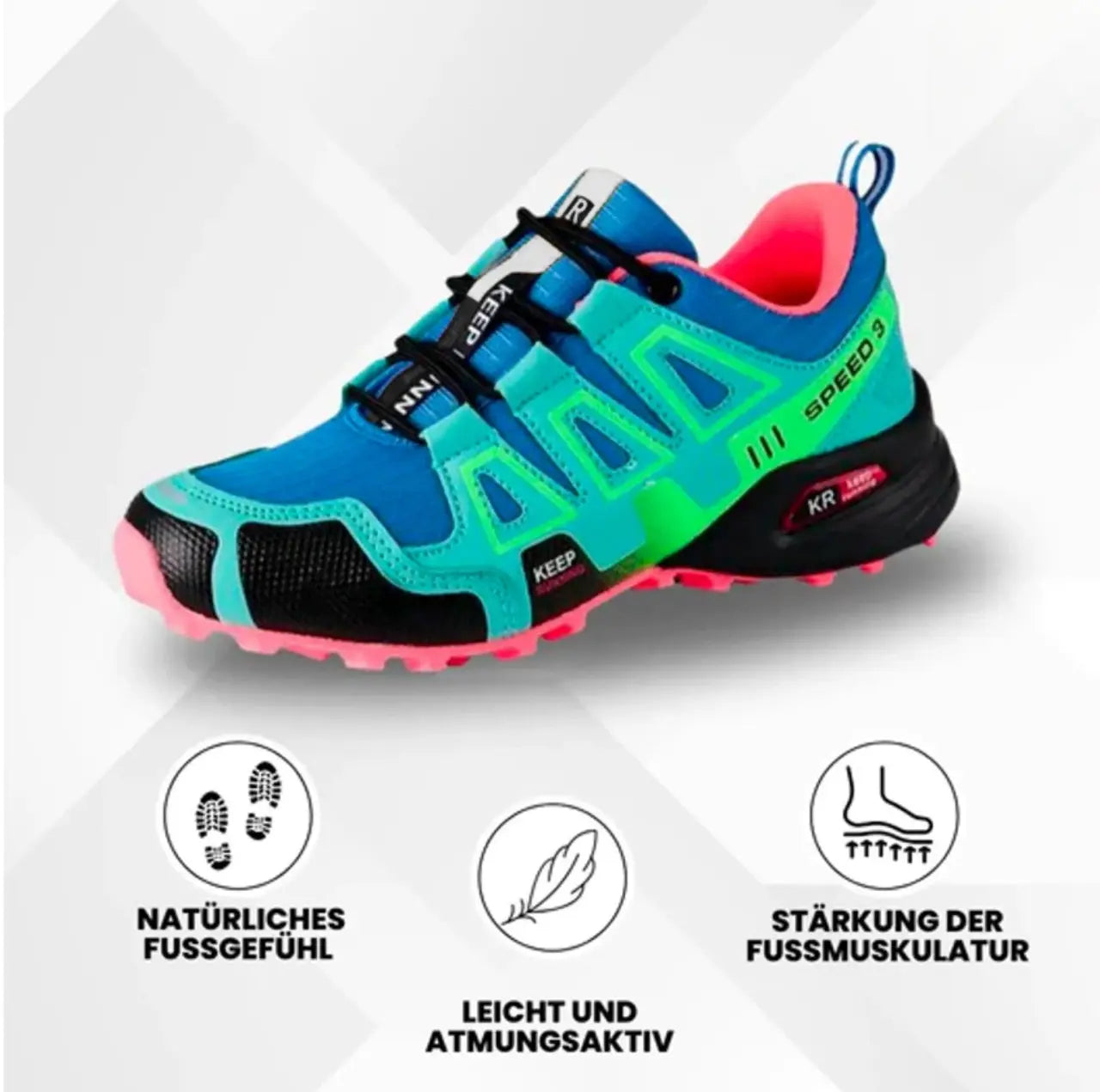 OrthoTrekking - ergonomischer schmerzlindernder Trekking u.- Wanderschuh