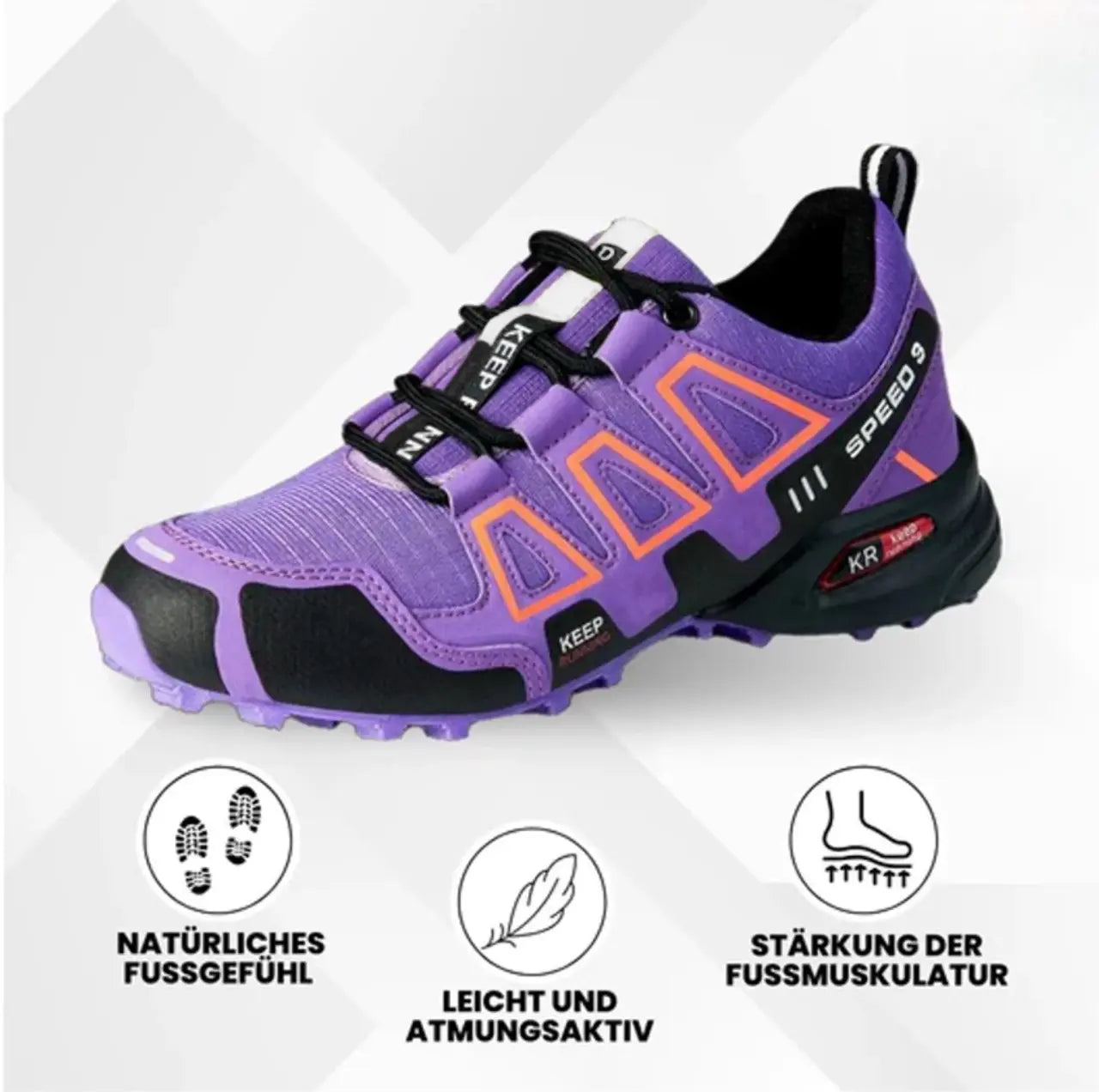 OrthoTrekking - ergonomischer schmerzlindernder Trekking u.- Wanderschuh