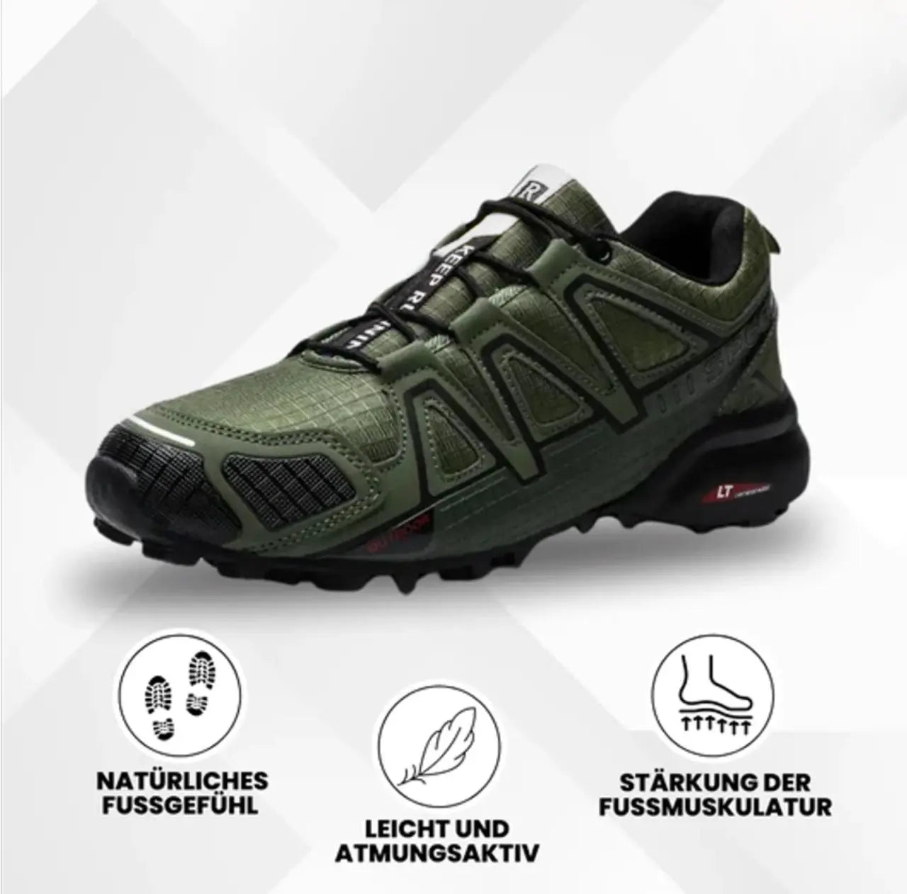 OrthoTrekking - ergonomischer schmerzlindernder Trekking u.- Wanderschuh