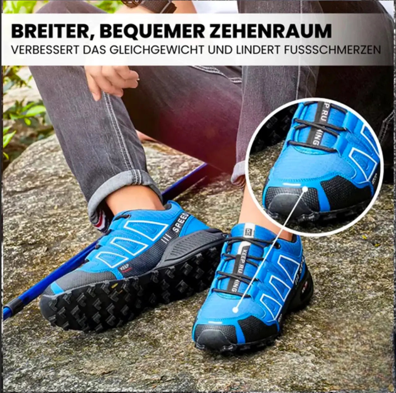 OrthoTrekking - ergonomischer schmerzlindernder Trekking u.- Wanderschuh